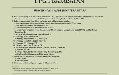 LAPOR DIRI PPG PRAJABATAN